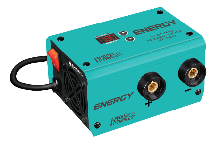 Soldadora Inverter Electrodo 100 Ampers Energy I100/220 P G