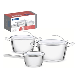 Juego De Batería De Cocina 3 Piezas Ventura Tramontina 65360