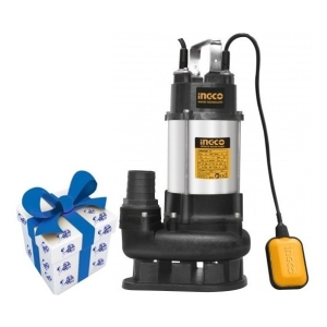 Bomba Para Agua Sucia Ingco 750w 1hp 9mt De Cable + Regalo!