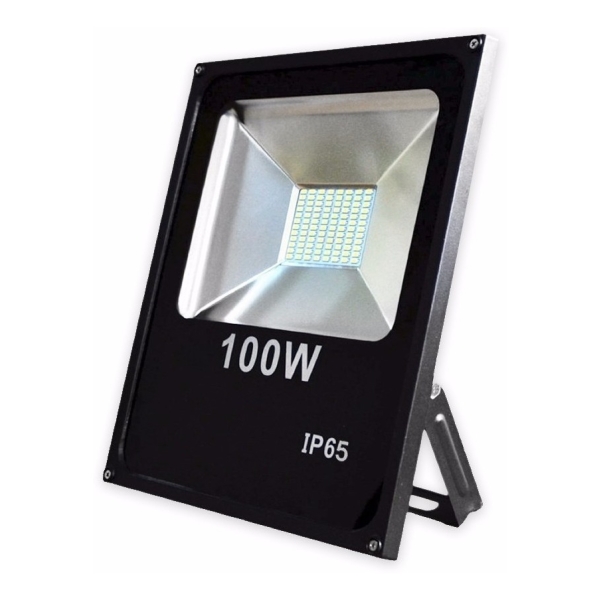 Foco Reflector Led Slim 100w Luz Fria Ip65 Para Exterior
