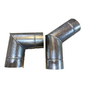 Codo Galvanizado 100mm X 90 Grados Estufa A Leña Quematuti