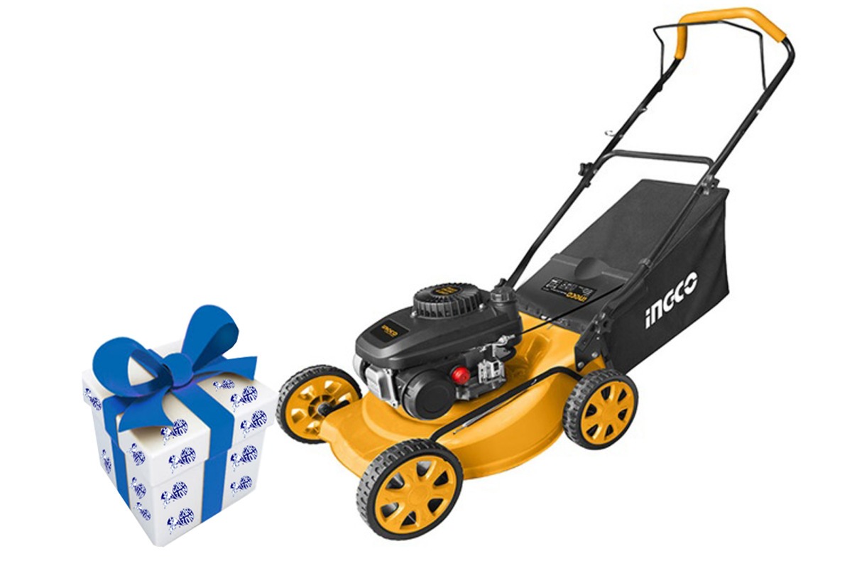 Corta Cesped A Nafta 4hp Con Recolector Ingco + Regalo !