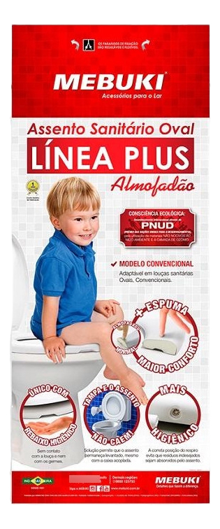 Asiento Inodoro Tapa Plus Acolchada Arena Mebuki P G