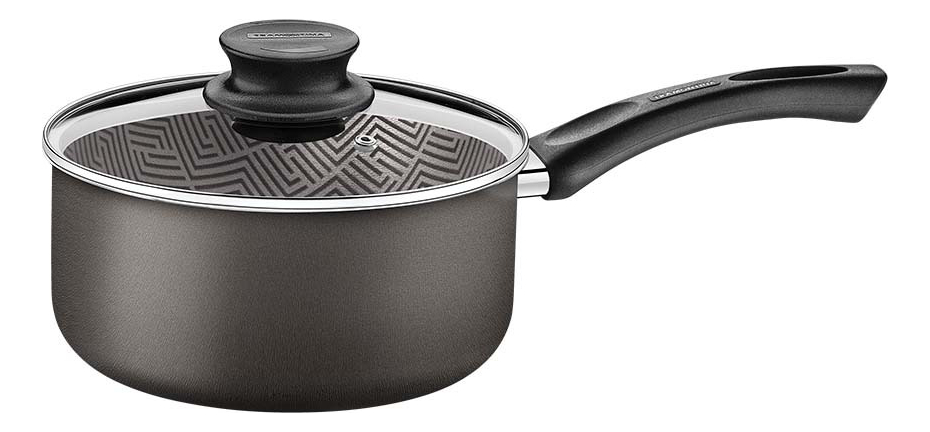 Cacerola C/mango 18cm. Starflon Paris Negro Tramontina 20525