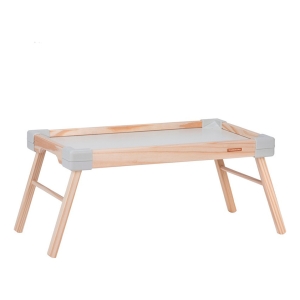 Bandeja Madera Natural C/ángulos Blancos Forjasul Tramontina