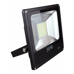 Foco Reflector Led Slim 30w Luz Fria Ip65 Para Exterior