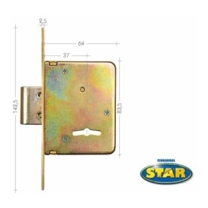 Cerradura Cerrojo De Seguridad Star 200 2 Años De Garantia!