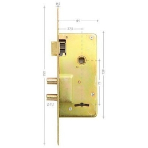 Cerradura De Seguridad Msa 210 S 2 Años De Garantia !!!