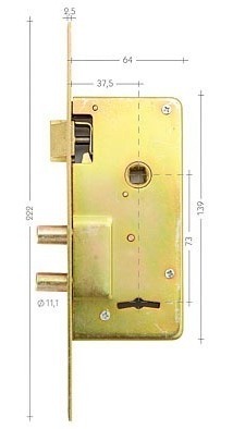 Cerradura De Seguridad Msa 210 S 2 Años De Garantia !!!