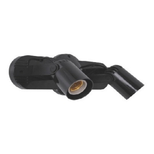 Spot Beta Ch.2 Luces E27 Base Curva Negro C/caja