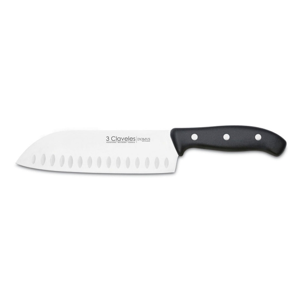 Cuchillo Santoku Alveolado 7 Domvs Ref.957 3 Claveles