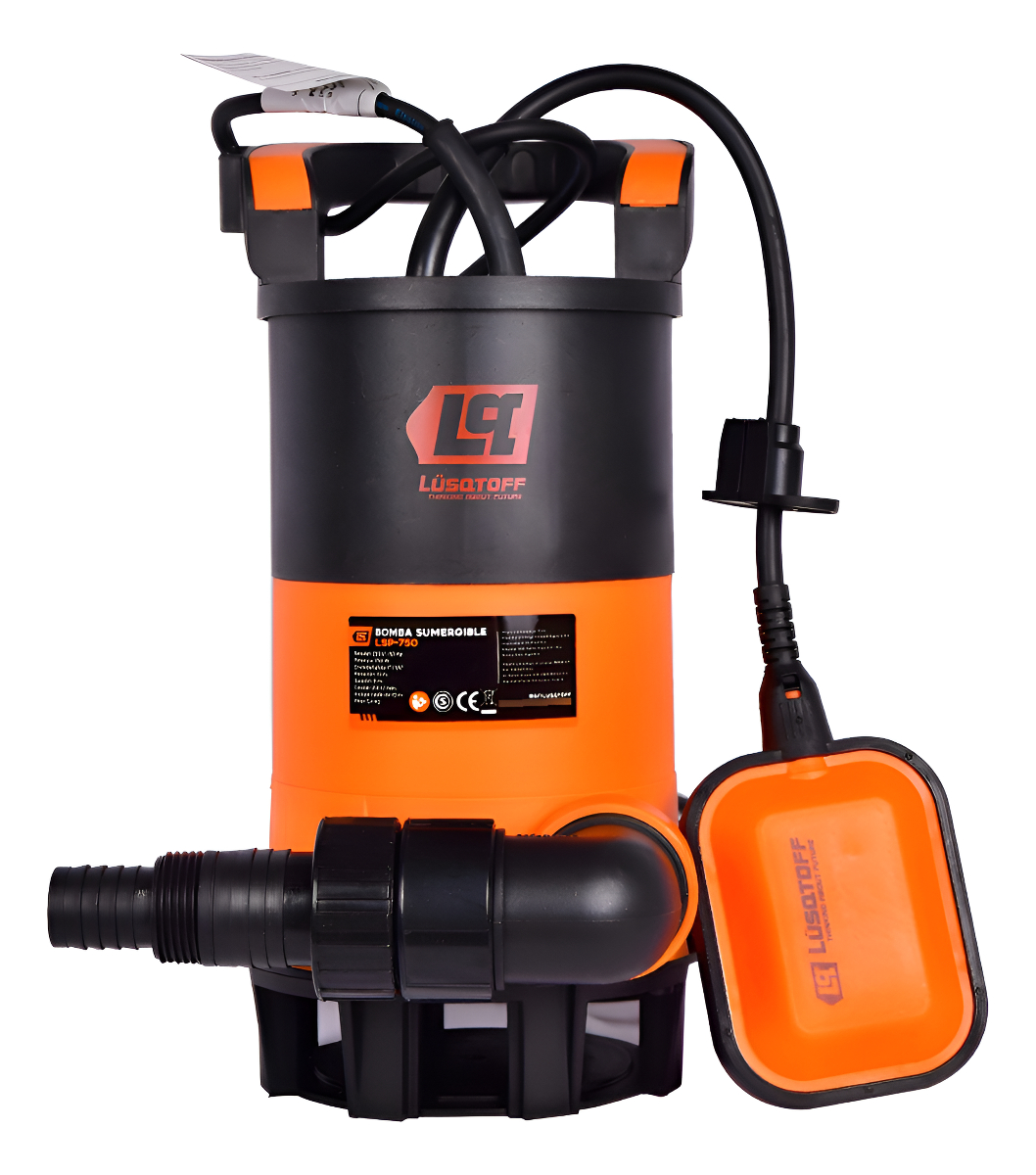 Bomba Sumergible Lusqtoff 1hp 200l/min 10mts C/filtro Lsp750
