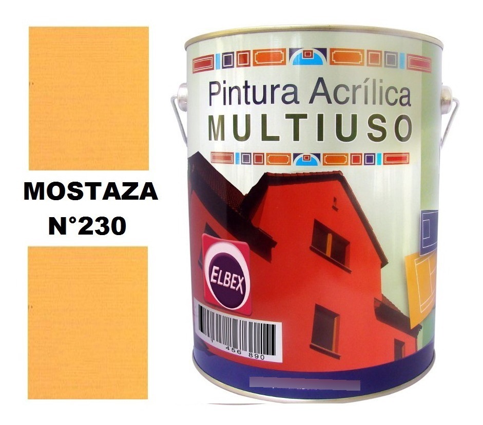 4lt Pintura Color Multiuso Elbex Pam 33 Colores A Eleccion - Imagen 29