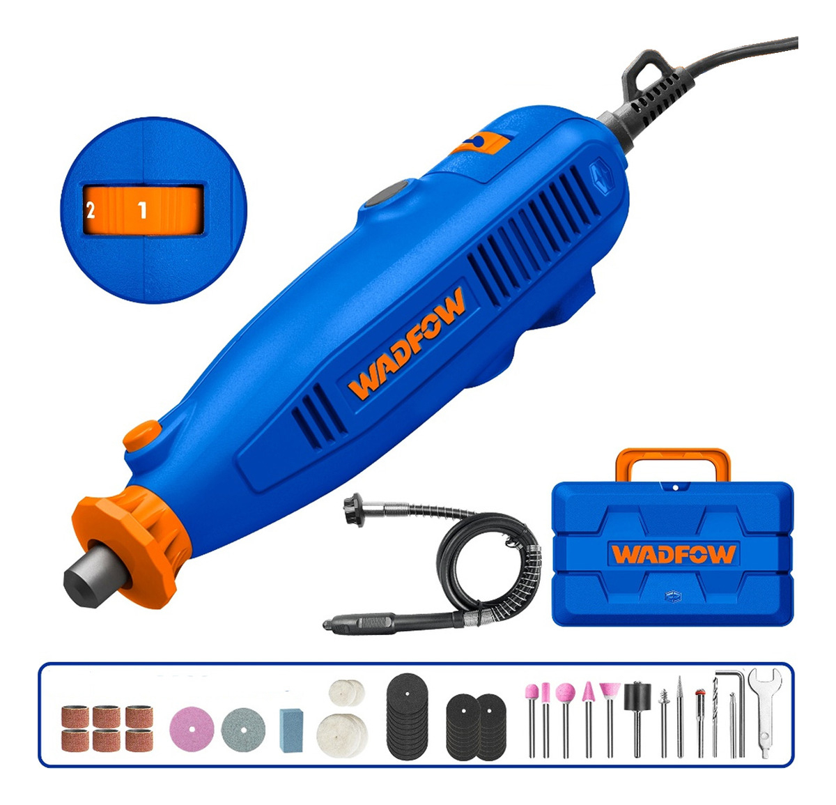 Mini Torno Electrico 130w C Accesorios Wadfow Wry1d131