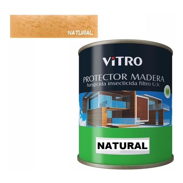 1/2l Protector De Madera Uso Interior Exterior Vitro