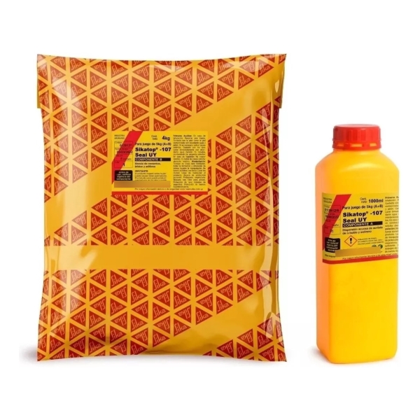 5 Kg Sika Sikatop Seal 107 Revestimiento Impermeable!