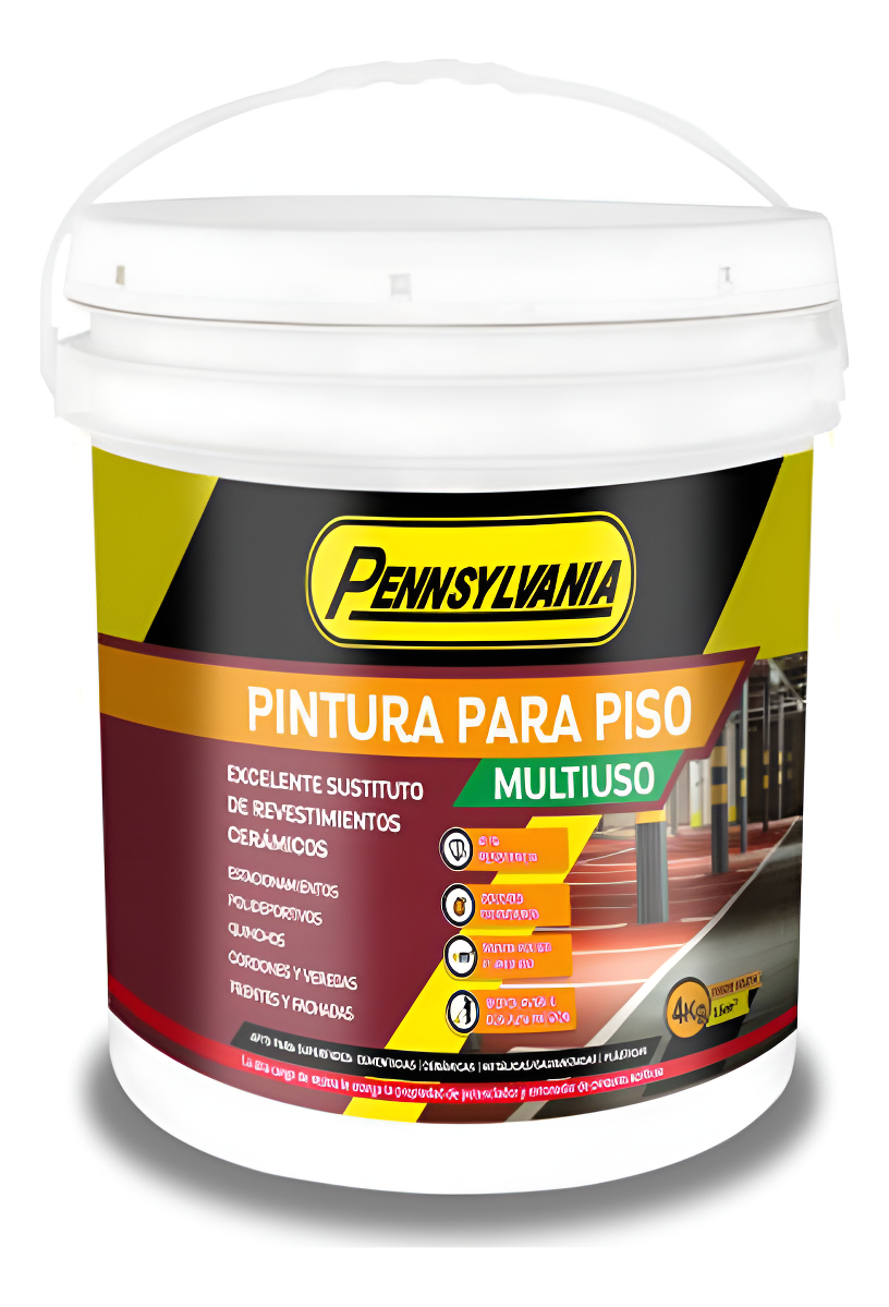 1l Pintura Multiuso Pisos Y Fachadas Pennsylvania 11 Colores - Imagen 9