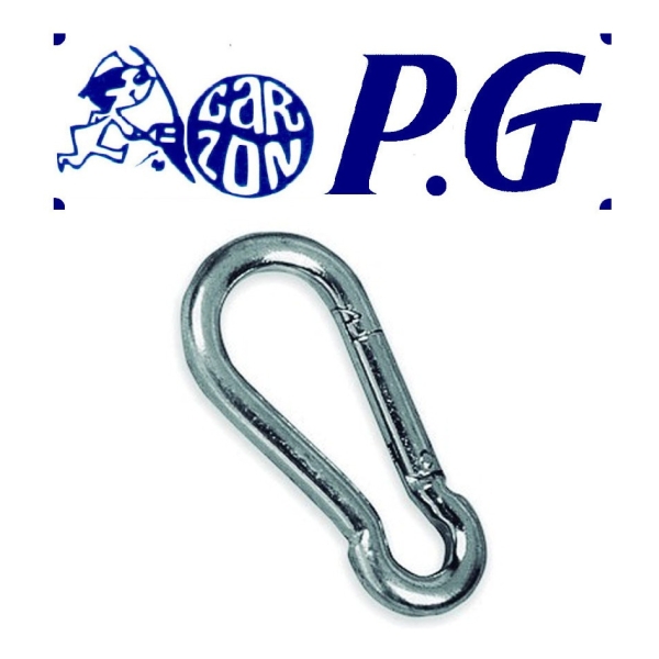Pack 6 Mosquetón Gancho Bombero 5 X 50 Mm Hk P G