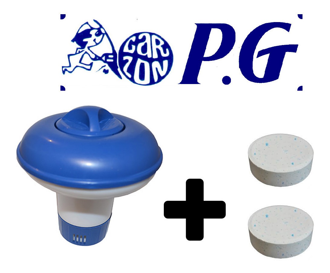 Boya De Plástico Chica Goldex + 2 Pastillas De Cloro P G