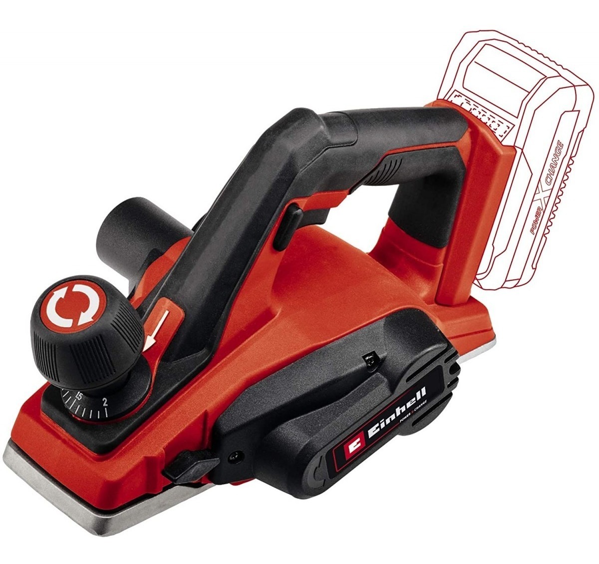 Cepillo Inalambrico Einhell 18 V Te-pl 18/82 Sin Bateria Pg