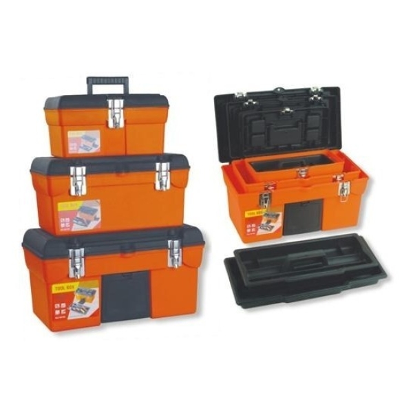 Caja P/ Herramientas De Plastico 16 PuLG C/ Herraje Metalico