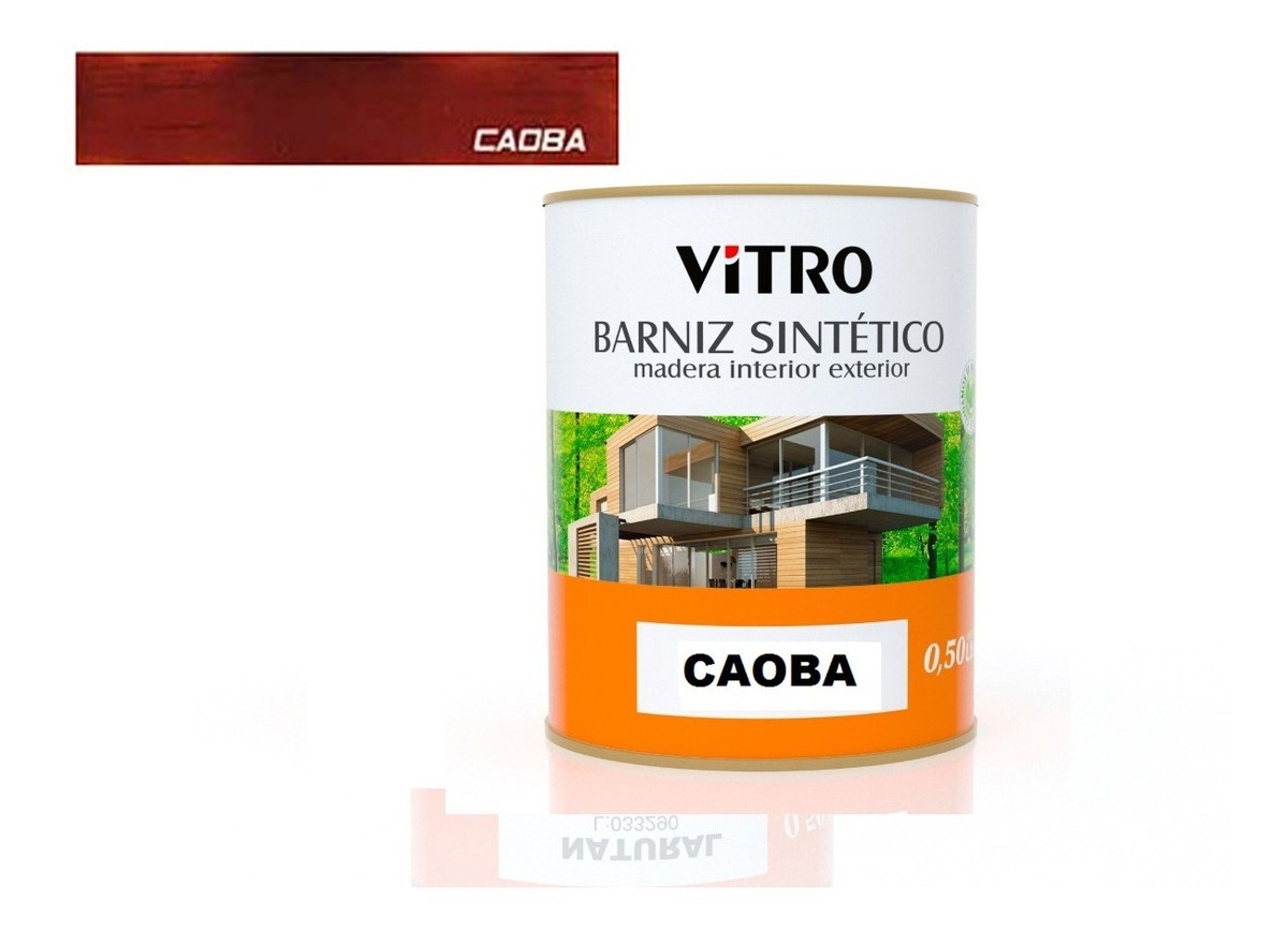 1/4lt Barniz Sintetico Con Color Interior Exterior Vitro - Imagen 4