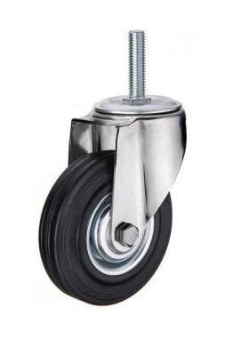 Rueda Giratoria Con Perno Roscado 85mm Código 146