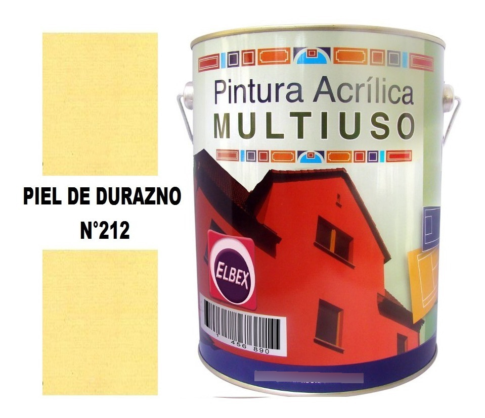 4lt Pintura Color Multiuso Elbex Pam 33 Colores A Eleccion - Imagen 32