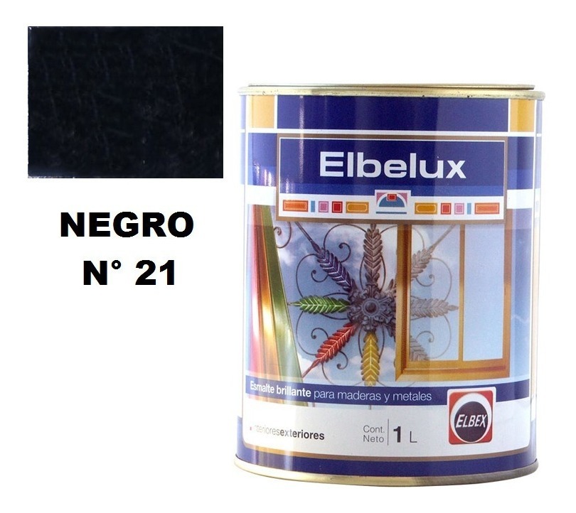 4lt Esmalte Sintetico Brillante Elbelux Elbex 32 Colores - Imagen 35