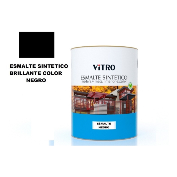 1/2lt Pintura Esmalte Sintético Brillante Vitro 26 Colores - Imagen 2