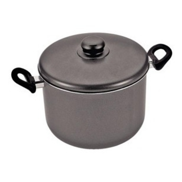 Olla Con Asas 24cm 7.5lt Starflon Paris Negro Tramontina Pg