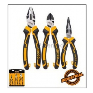 Kit De Pinza Universal , Punta Fina Y Alicate Ingco Hkhlps2