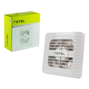 Extractor De Aire Para Baño 6 Pulgadas 25w 200x200mm Rotel