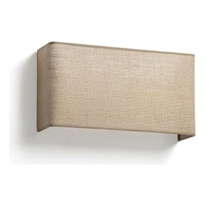 Aplique De Pared Prisma Rectangular Pantalla Yute