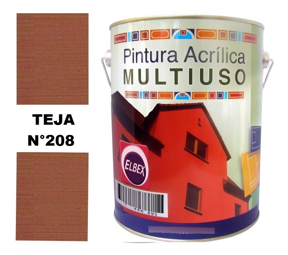 4lt Pintura Color Multiuso Elbex Pam 33 Colores A Eleccion - Imagen 20