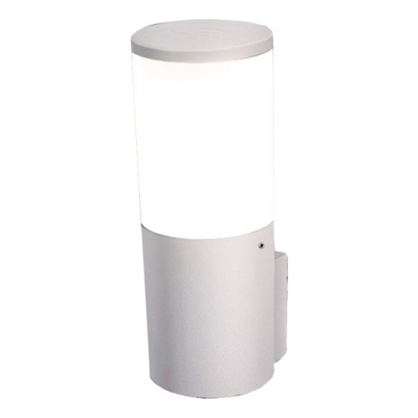 Aplique Pared Led Cilíndrico Gris Ip55 E27 Amelia