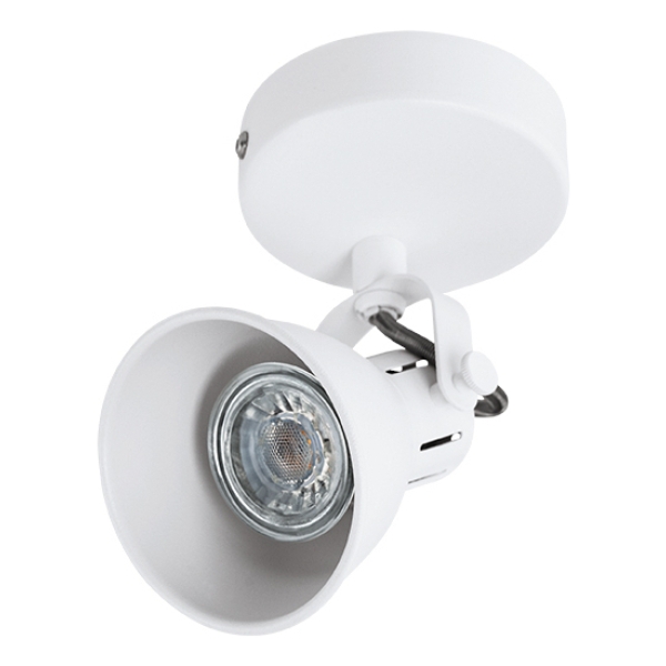 Spot Con Base 1 Gu10 Blanco/seras 1-eg3280