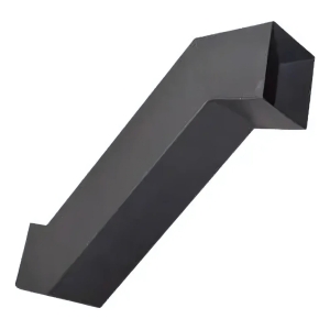 Caño Cuadrado Con Desvio Codo Para Estufa 20cm X 20cm