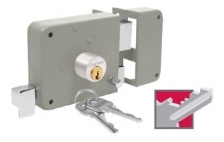 Cerradura Sobrep.p/puertas Izq(hasta.40mm) Hermex Cs-75i