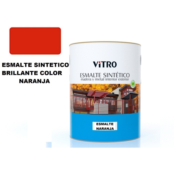 1/2lt Pintura Esmalte Sintético Brillante Vitro 26 Colores - Imagen 6
