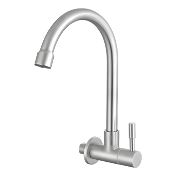 Grifo Unitario Ac Inox Pared Pico Alto Palito Rimontti 51913