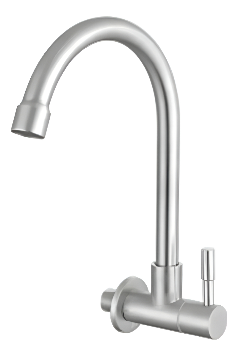 Grifo Unitario Ac Inox Pared Pico Alto Palito Rimontti 51913