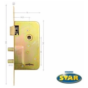 Cerradura De Seguridad Star 510 S 2 Años De Garantia!