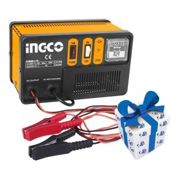 Cargador De Bateria Moto Auto Ing-cb1501 Ingco 6/12v +regalo