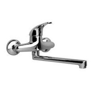 Monocomando Pared Pico Bajo 20cm Italiana 5 Años Garantia!!!