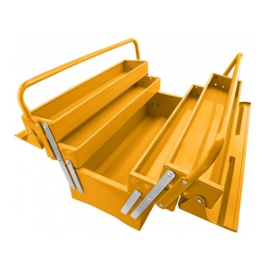 Caja Valija Para Herramientas D Metal 3 Estantes Ingco Htb02