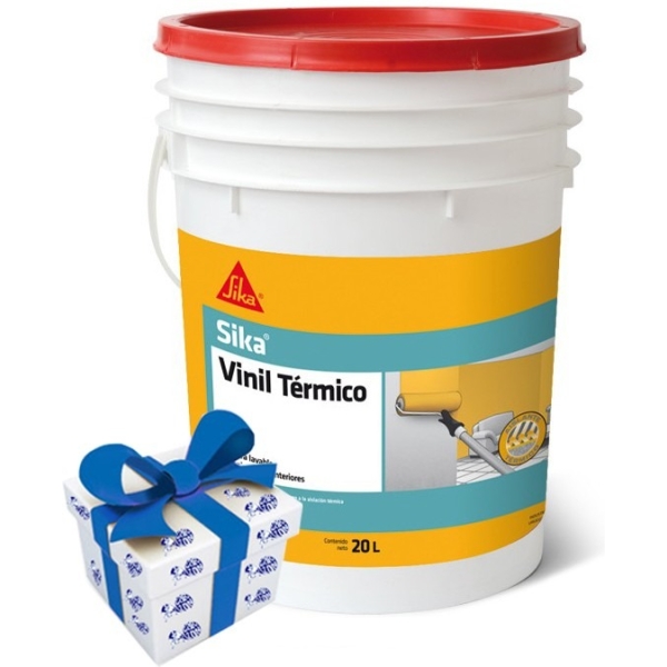 20l Pintura Sika Sikavinil Termico Interior Lavable +regalo!