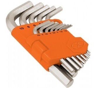 Jgo.13 Llaves Allen-estuch.plást.1,3 A 10mm Truper All-1