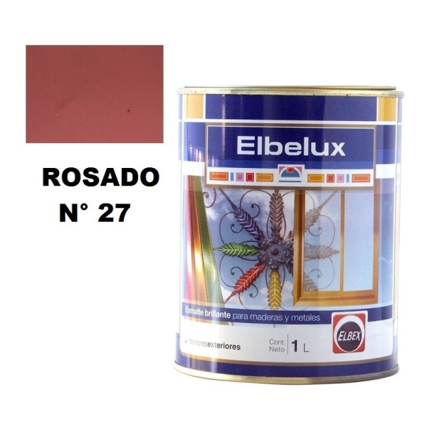1lt Esmalte Sintetico Brillante Elbelux Elbex 32 Colores - Imagen 32