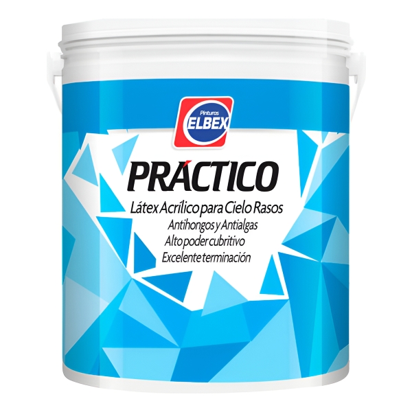 18lt Pintura Elbex Practico Latex Cielos Rasos Antihongos